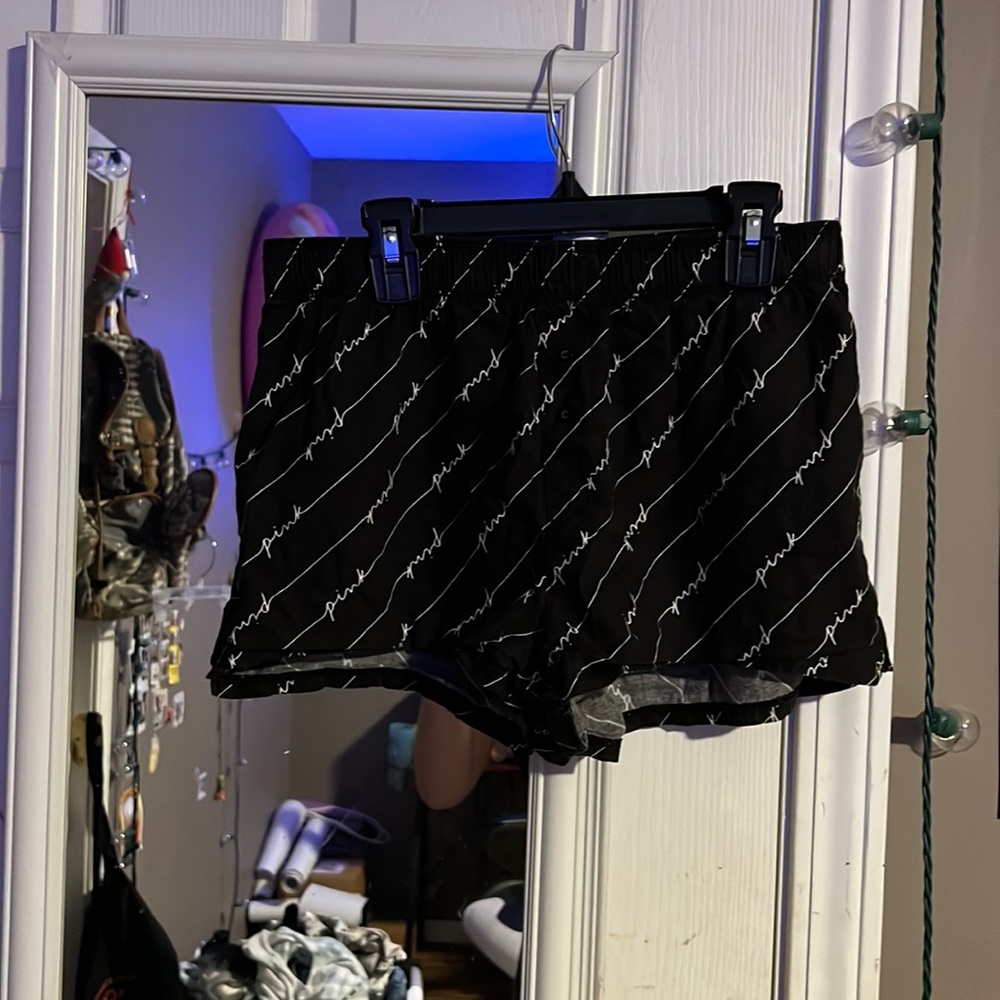 PINK pajama shorts